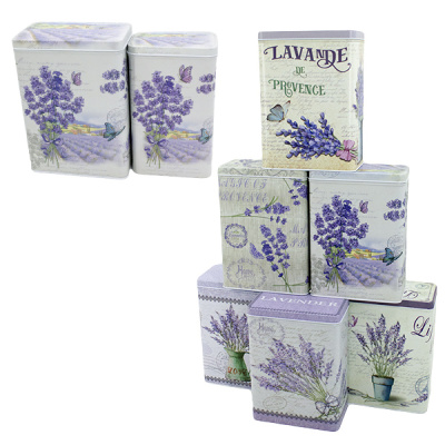 Набор банок для сыпучих продуктов 2шт (11*7*19см и 15*9*20см)