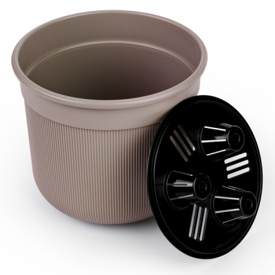 Горшок цв. "Сканди" 5л (с дренажной вставкой)(белый)