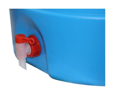 Бочка-бак 250л. без крышки (квадратная) (микс) (то)