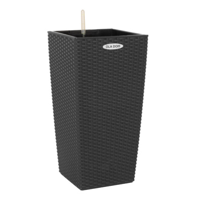 Кашпо RATTAN 31литр OLA DOM (коричневый)