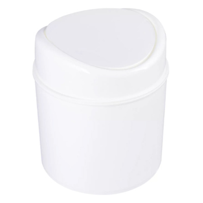 Контейнер для мусора 1л Breeze (белый) (то)