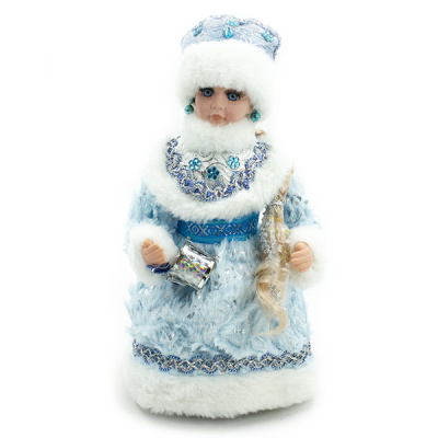 Фигурка  НОВОГОДНЯЯ декоративная "Снегурочка" 30см