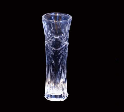 Ваза стеклянная для цветов h-18см