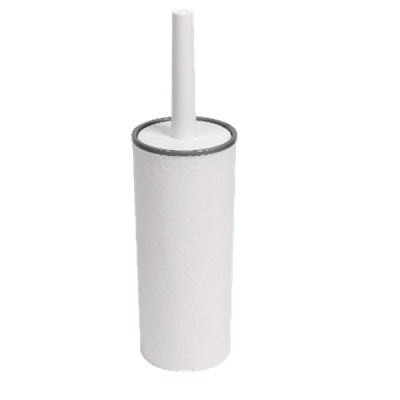 Набор (ерш+подставка) кругл. ВЕНЕЦИЯ (белый/серебро) (то)