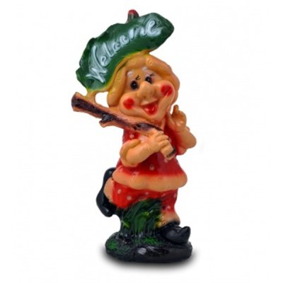 Фигура Гном Клубничка WELCOME