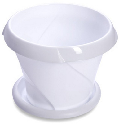 Горшок "Флориана" 5,4л Д=27см с поддоном (то)