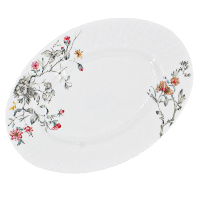 Тарелка подстановочная 30см ЛЕТНЕЕ УТРО (стеклокерамика)