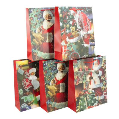 Пакет новогодний 26*32*10см