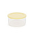 Ёмкость для СВЧ круглая 0,5л "Смак" (светло-желтый) (то)