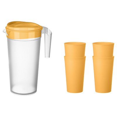 Комплект для пикника MINI 5 предметов на 4 персоны (Желтый)(то)