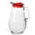 Кувшин BISTRO  с красной крышкой  1.85л