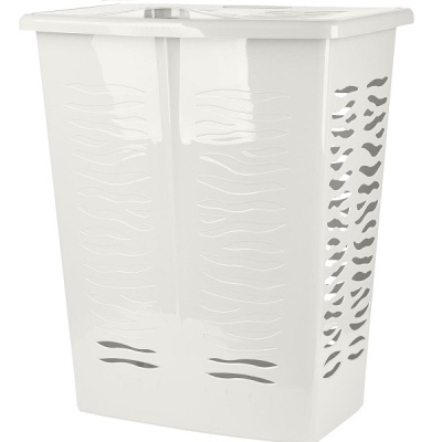 Корзина для белья 60л "Regular" белое облако (то)