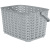 Корзина для хранения Melange 3л с ручкой серый шторм (то)