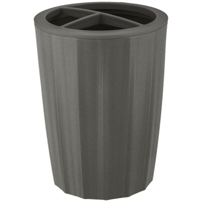 Стакан Keeplex Rock'n'Roll для зубных щеток антрацит (то)