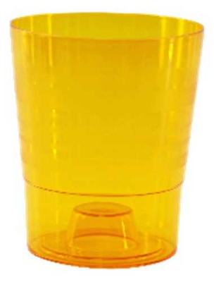 Горшок "Лилия", D12,5, без поддона 1,3л янтарный (то)