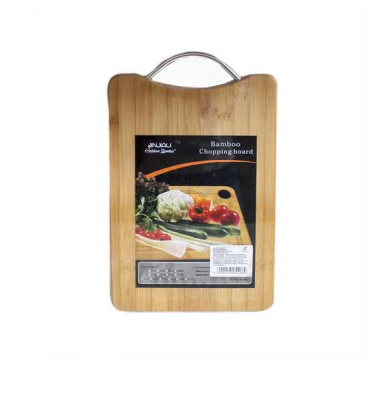 Доска разделочная бамбуковая 20*30см, с металлической ручкой