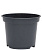 Горшок "Классик", D15, без поддона 1,5л антрацит (то)