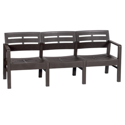 Диван РЕЙКИ трехместный 580x1780x750мм (то)