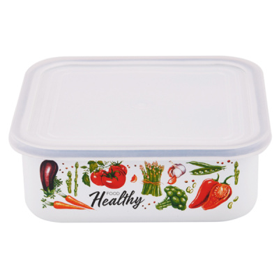 Лоток эмал Veggies 1,0л квадр пласт/кр TM Appetite