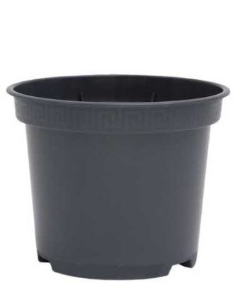 Горшок "Классик", D15, без поддона 1,5л антрацит (то)