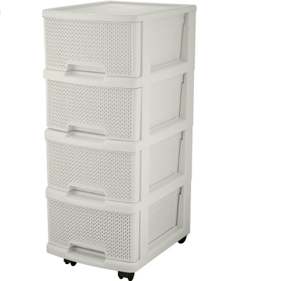 Комод компакт Ajur 4-секционный белое облако (то)