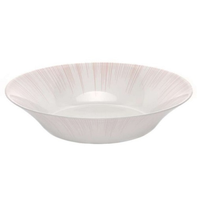 Тарелка глубокая упроч. Фокус 220 мм розовая 3цв.(рис.29082)