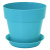Горшок Протея 0,7л с поддоном Бирюзовый