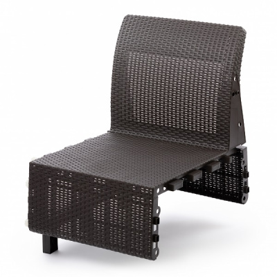 Сиденье (модуль) дивана "Ротанг-плюс" (мокко) (то)