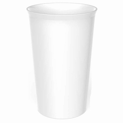 Стакан "SCANDI" 80х80х122мм 0,4л (Белый)(то)