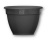 Горшок "Антик", D25, с поддоном 4.9л антрацит (то)