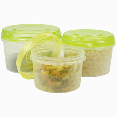 Набор ёмкостей для СВЧ (07л;1л;1,5л) (микс) (то)