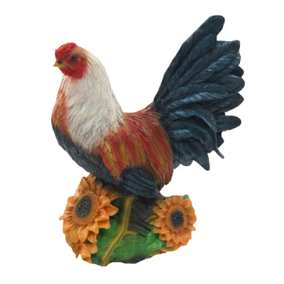 Петух в подсолнухах Брама 38х28см АФ0111