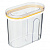 Емкость для сыпучих продуктов 1л с крышкой слайдером (то)