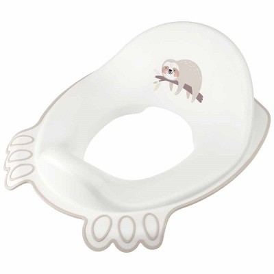 Накладка на унитаз детская с декором (светло-бежевый)(то)