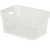 Корзина прямоугольная Ajur 5л (271х183х137мм) белое облако (то) Корзина прямоугольная Ajur 5л (271х183х137мм) белое облако (то)
