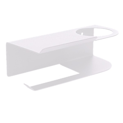 Держатель для туалетной бумаги 3 в 1 (белый)(хпп) (то)