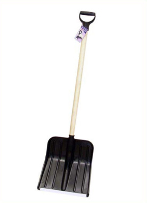 Лопата для снега с дер. черенком "Макси" 1400*476*100мм (то)