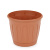 Горшок цв. "Дионис" 1,6л. с поддоном (коричневый)