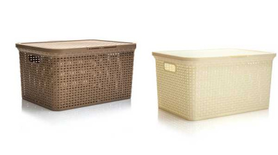 Ящик 30л "Артлайн" с крышкой 460*345*245мм