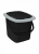 Ведро гигиеническое 16л черный (ведро-туалет) (то)