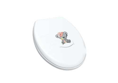 Сиденье для унитаза (снежно-белый, Mommy love 2)