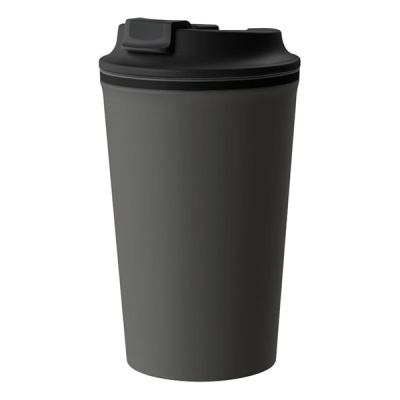 Термостакан 350мл с клапаном (темно-серый) (то)