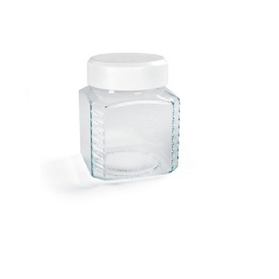 Банка для сып. прод. (стекло) Rondo 0,25 л (снежно-белый)(то)