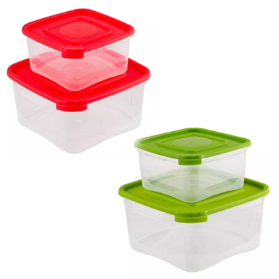 Комплект контейнеров для СВЧ (2шт) КАСКАД 0,46+1,0л  (то)