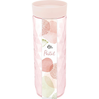 Банка для сыпучих продуктов Pastel 1,5л персиковая карамель (то)