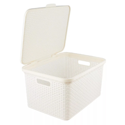 Ящик 30л "Артлайн" с крышкой 460*345*245мм