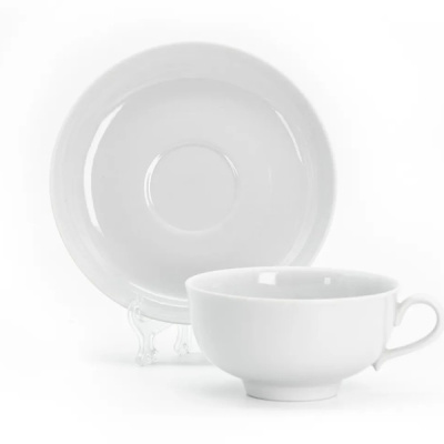 Чашка бульонная с блюдцем 400мл белье