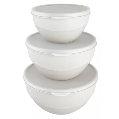 Набор мисок Line DUO 3шт ( 1л, 2л, 3л) с крышками (то)