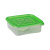 Ёмкость для СВЧ 0,4л. (квадратная) (то)