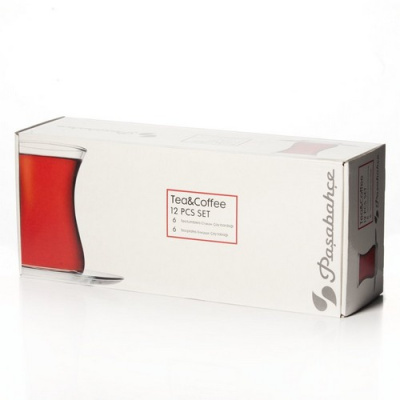 Стакан с блюдцем на 6 пер. 160 мл. (ЧАЙ КОФЕ)